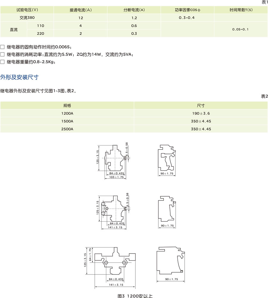 人民电器JL14系列交直流电流继电器 